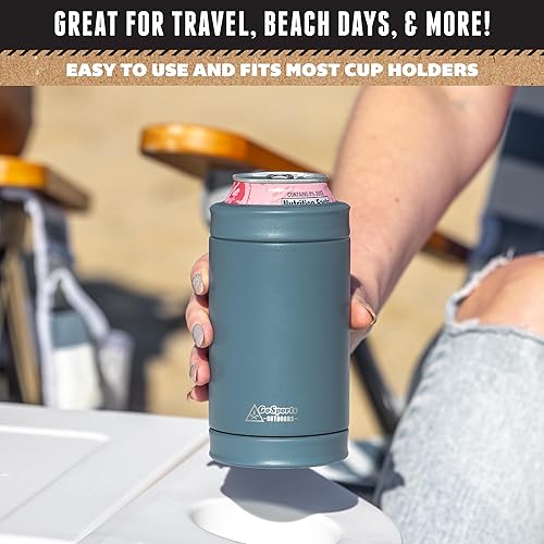 DUALIE in Insulated Can Cooler Universal Size for 12 oz Cans, Slim  Cans, and Bottles 10+ Colors Availa