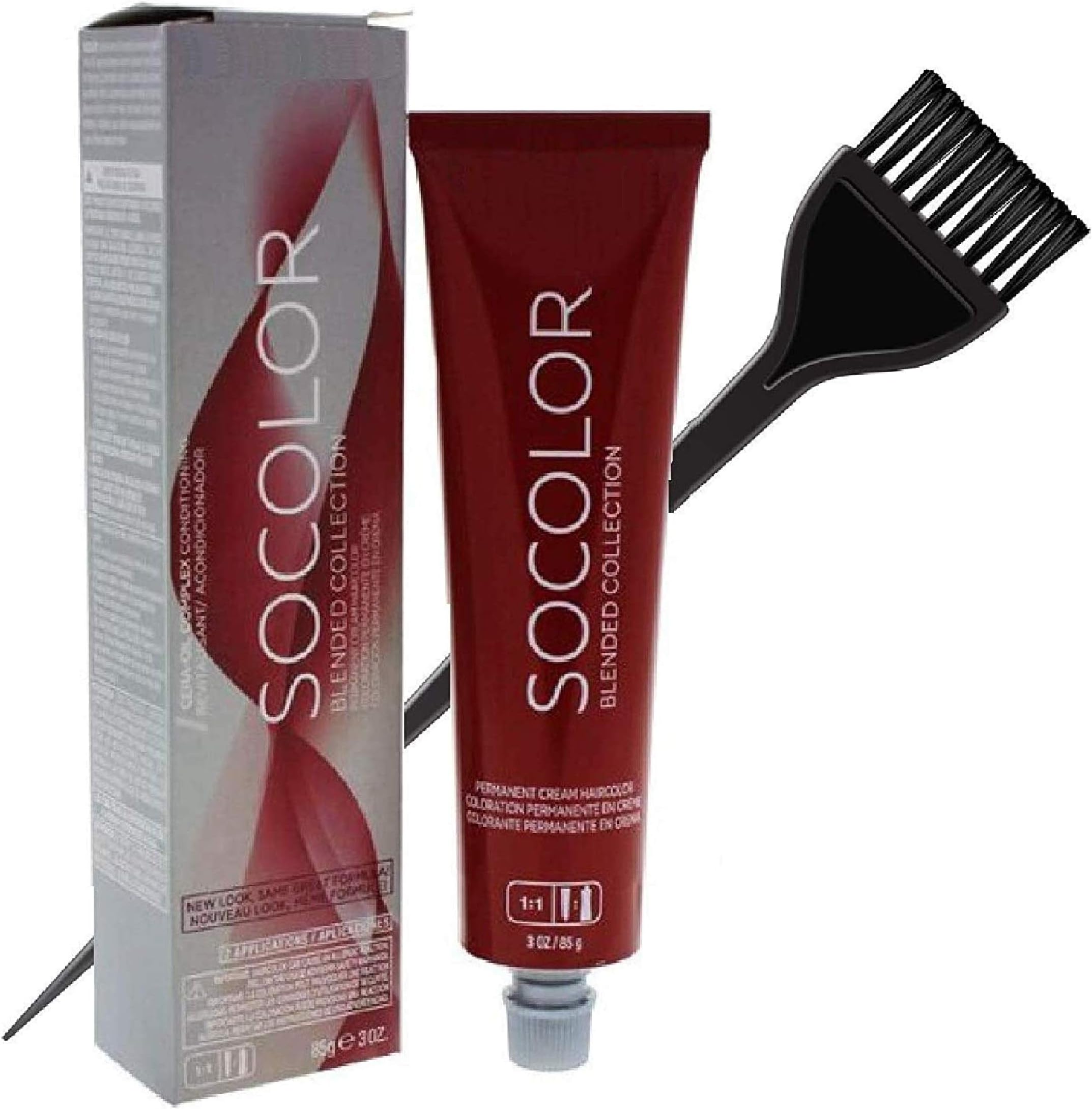 MATRlX SoColor BLENDED Collection Permanent Cream Hair Color (w/Sleek Tint Brush) So Color Haircolor Dye (9N Light Blonde Neutral)
