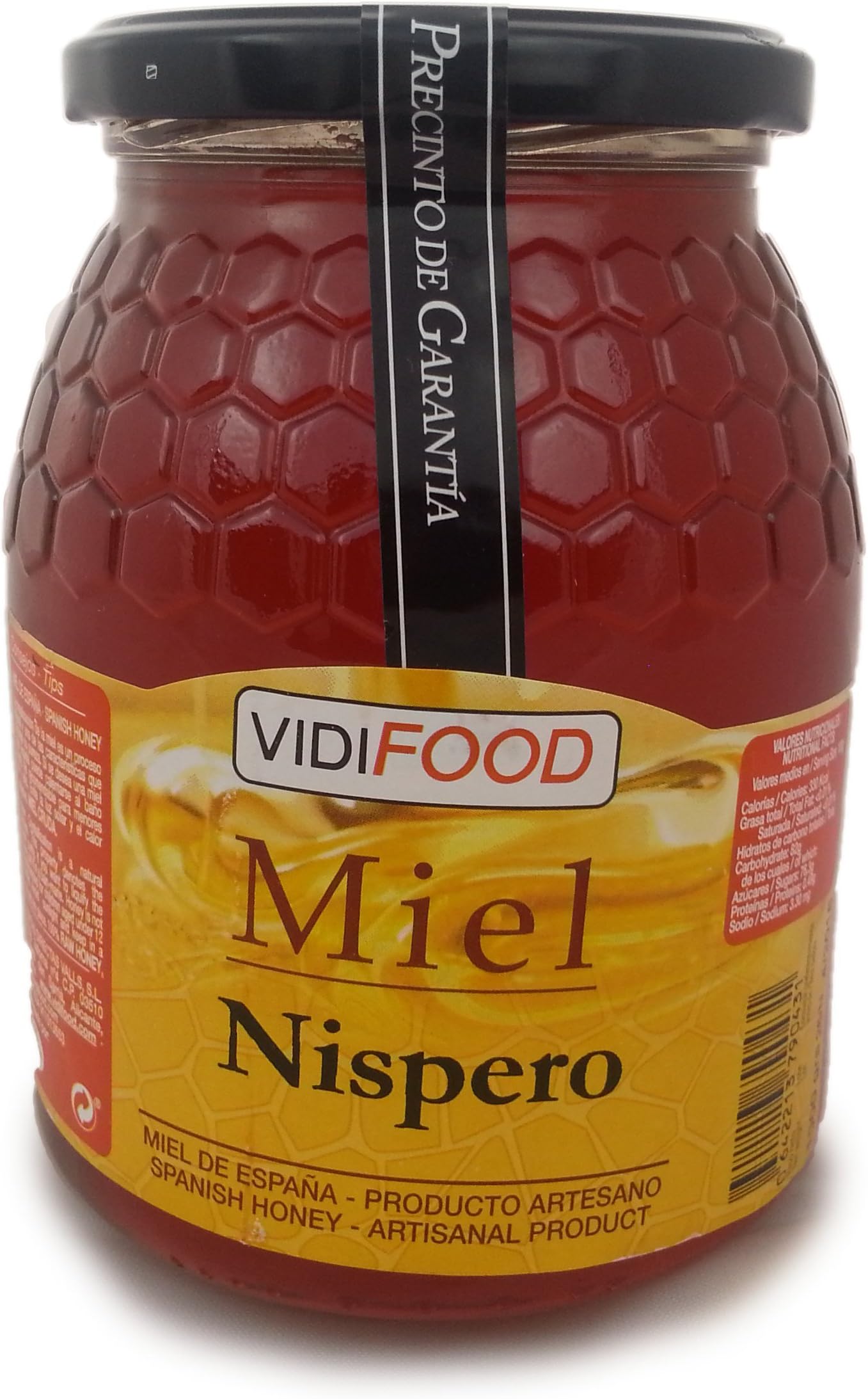 Medlar Honey - 1kg - Origin from Spain - Homemade & 100% Pure - Floral Aroma and Sweet Taste
