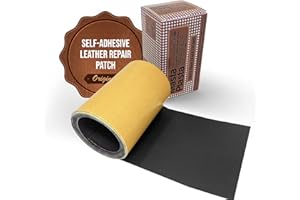 MastaPlasta Original Self-Adhesive Leather Repair Tape - Black 60" x 4" (150 x 10 cm). Instant Upholstery-Quality Scratch and Tear Repair on a Roll for Couches, Car Interiors, Bags, Vinyl & More