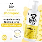 Buddycare Banana Dog Shampoo 500ml Vegan Cruelty Free Aloe Pro-Vitamin B5 view 2
