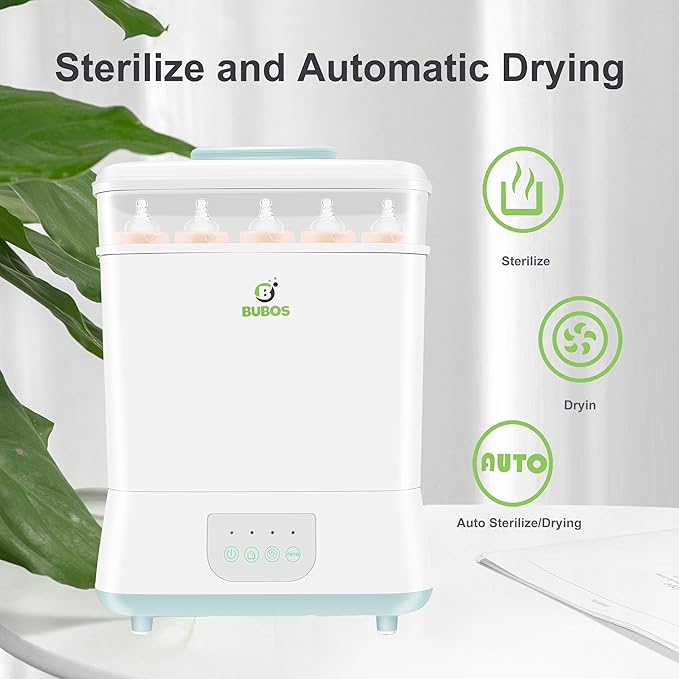 bubos baby bottle electric steam sterilizer and dryer