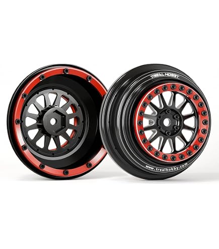 Anelli Beadlock Interni/esterni In Alluminio KEBEILEE Per Pneumatici PROLine 4.3" - Modellismo RC - Foto 3