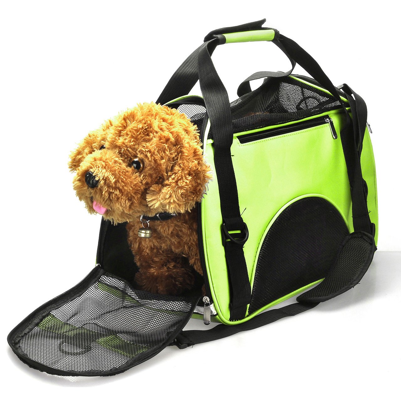 Mogoko Airline Approved Soft Sided Pet Carrier Travel Tote Bag Portable Handbag Shoulder Bag for Pets