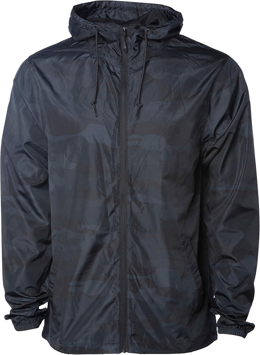 Global Blank Men’s Lightweight Windbreaker Winter Jacket Water Resistant Shell at  Men’s Clothing store