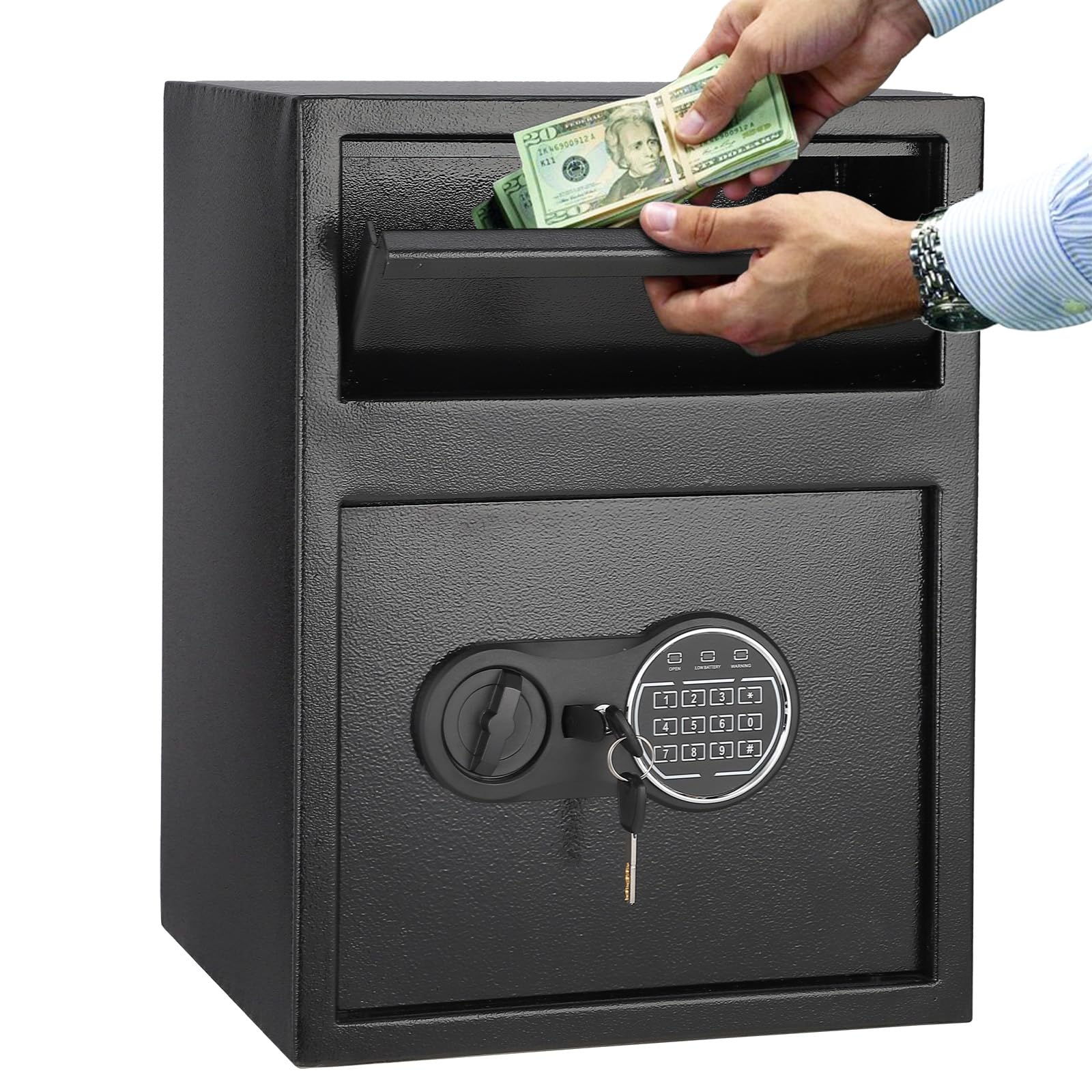1.9 Cu.Ft Heavy Duty Drop Safe with Drop Slot for