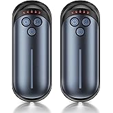 DeeKom Rechargeable Hand Warmers 2 Pack, 6000mAh Electric Hand Warmer Rechargeable, 2 in 1 Portable Hand Warmers with AI Smart Chips, Outdoor, Hunting, Camping for Family for Christmas