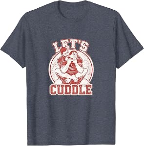 Mens Let's Cuddle Grappler Rear Naked Choke T-Shirt
