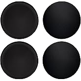 InnoHHustle 2 Pairs Round Bra Inserts Pads Bra Pads Inserts Removable and Washable Bra Liners Sports Yoga Bra Pad for Women Bikinis Top Swimsuit Sport Bra(Black)