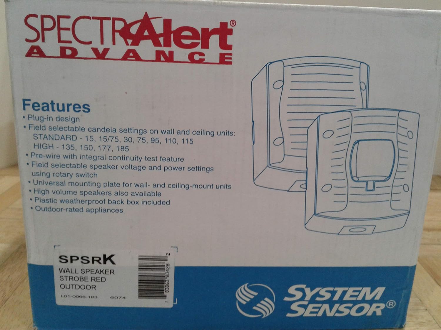 honeywell wall mount speaker