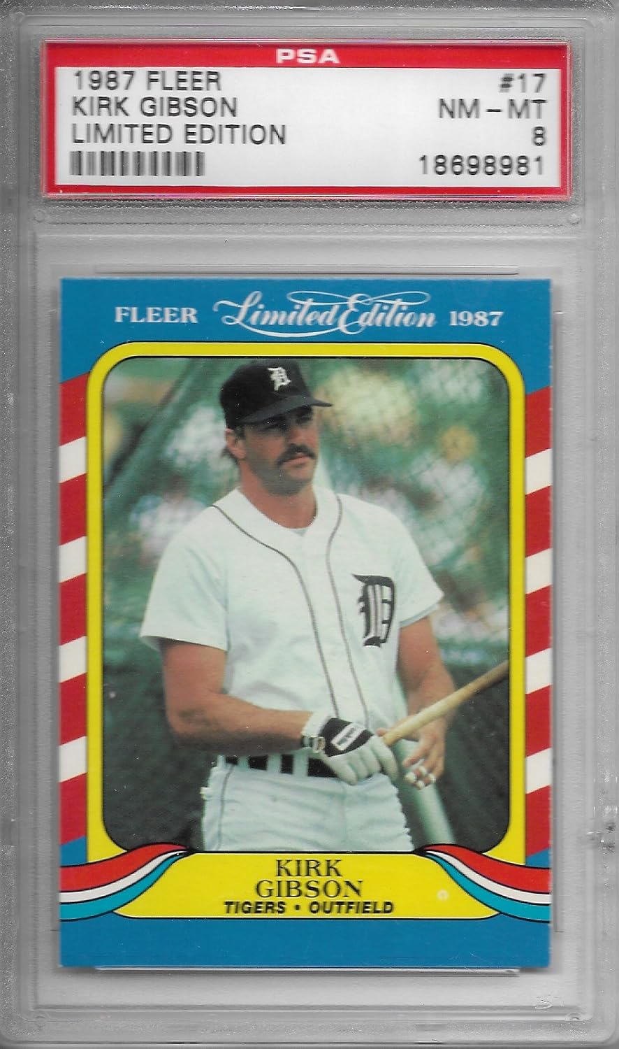 Amazon 1987 Fleer Limited Edition Baseball Box Set Kirk Gibson 
