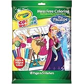 Crayola Color Wonder, Frozen Coloring Pages & No Mess Markers, Mess Free Coloring, Gift for Girls, 3, 4, 5, 6