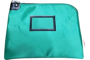 Cardinal bag supplies Locking Document Security HIPAA Bag 11x15 (Kelly Green)