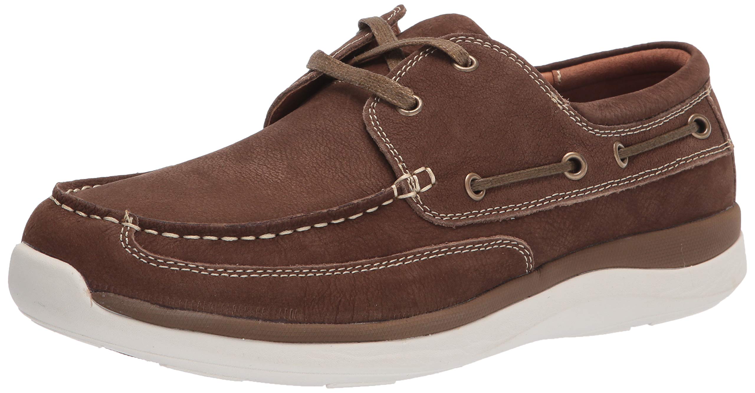 Propét Mens Pomeroy Boat Shoe, Timber, 8.5 Wide US