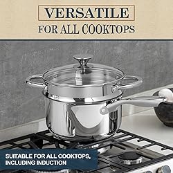 MICHELANGELO 3 Quart Saucepan with Lid