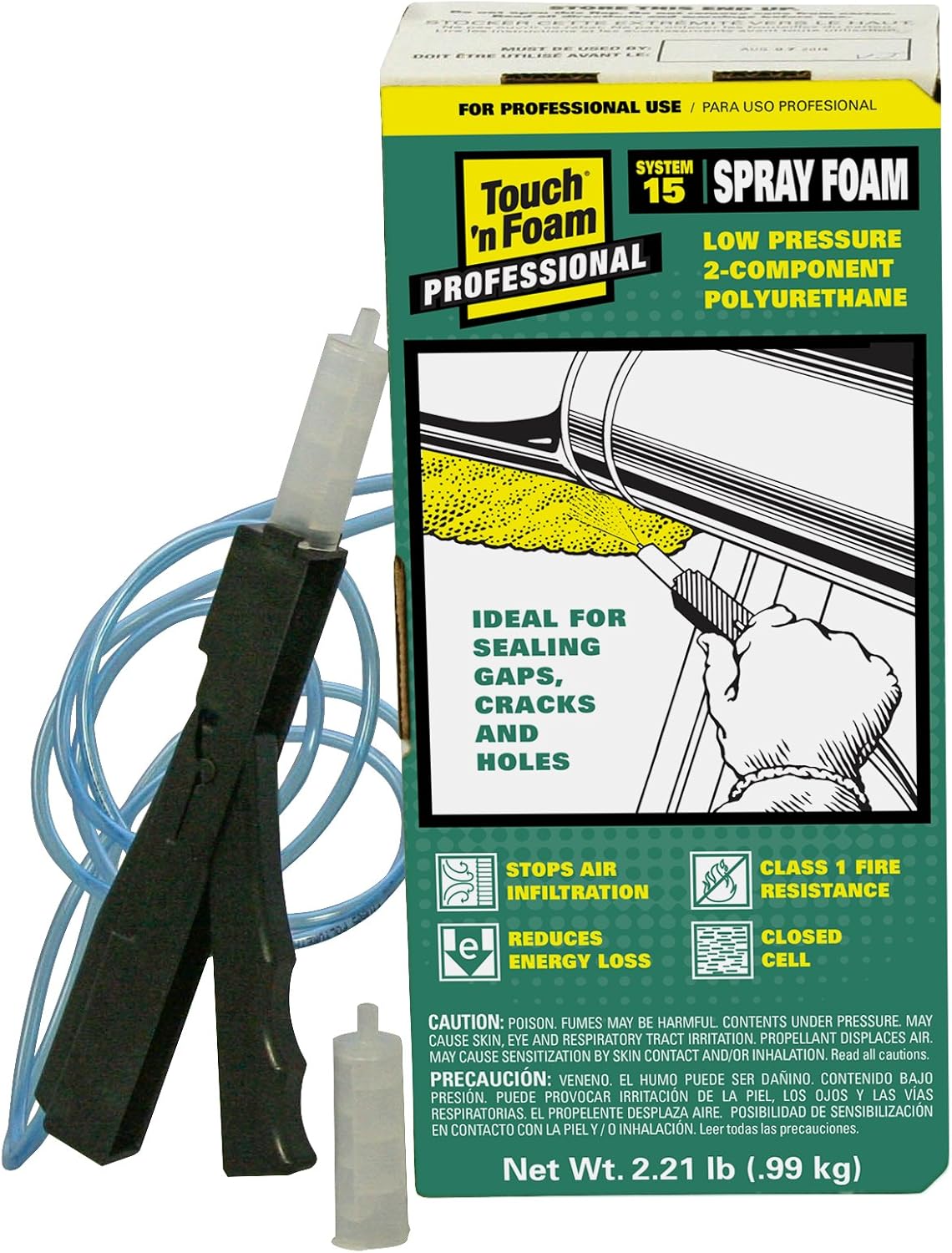 Touch n Foam 4006001506 15 DIY Spray Foam Insulation Kit