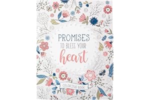 Promises to Bless Your Heart Inspirational Coloring Book for Adults and Teens with Scripture
