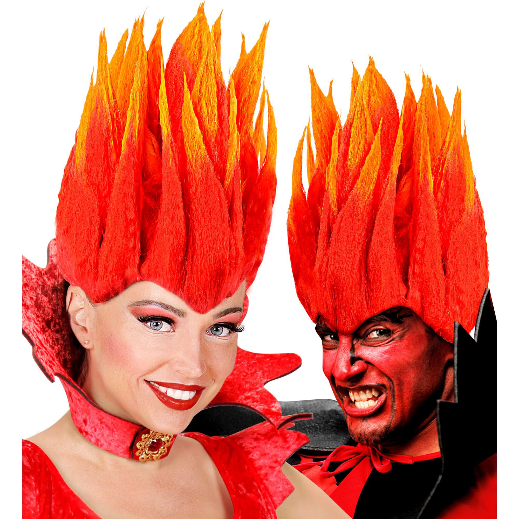 Diablo In Polybag Wig for Hair Accessory Fancy Dress