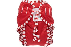 Kushies Baby Unisex Swim Diaper - Small,Red Solid,Small,