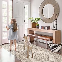 Area Rug 2x6 Runner Rugs: Washable Vintage Hallway