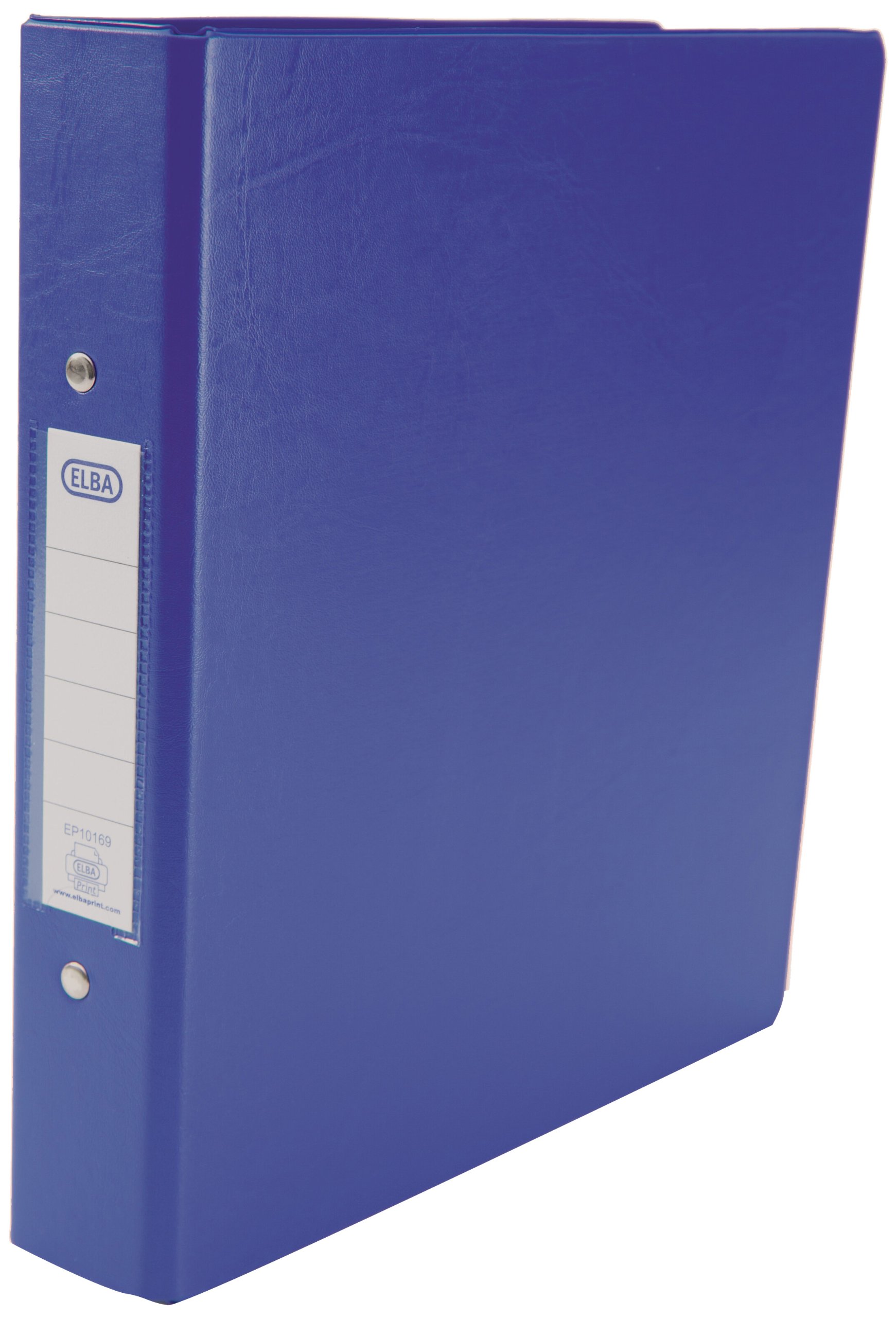 Elba Emgee Ring Binders Heavyweight PVC 2 O-Ring Size 25mm A5 Blue Ref 500202 [Pack of 10]