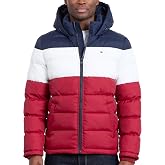 Tommy Hilfiger Men's Down Alternative Hooded Puffer Jacket (Standard and Big &amp; Tall)