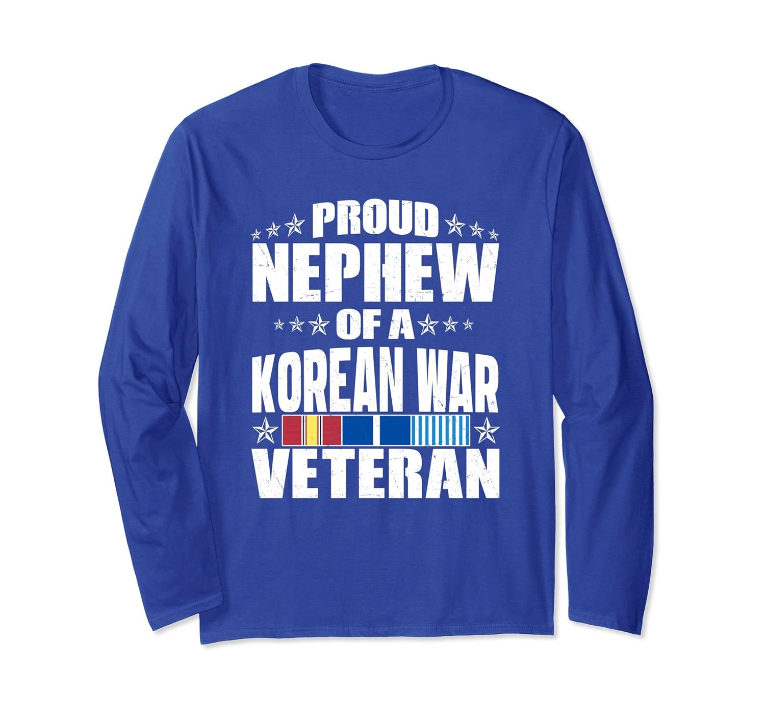 Proud Nephew Of A Korean War Veteran Long Sleeve Shirt Men- TPT