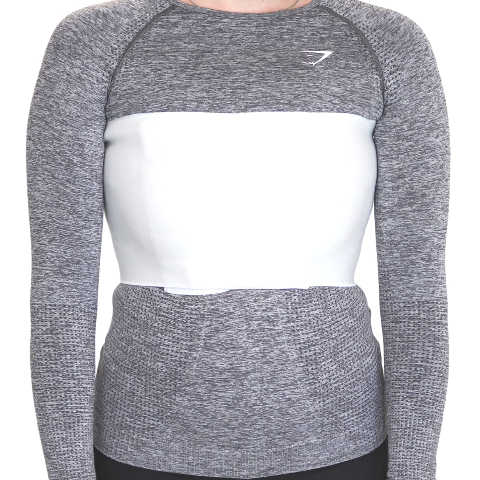 Solace Bracing Discreet Max Chest Binder - British Made & NHS Supplied Breathable Transgender Binder - #1 Pre & Post-Operative FTM Strapless Boob Binder Bra & Breast Flattener - Regular, M