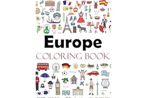 Europe Coloring Book