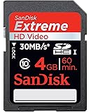 SanDisk 4GB Extreme SDHC Class 10 Memory Card
