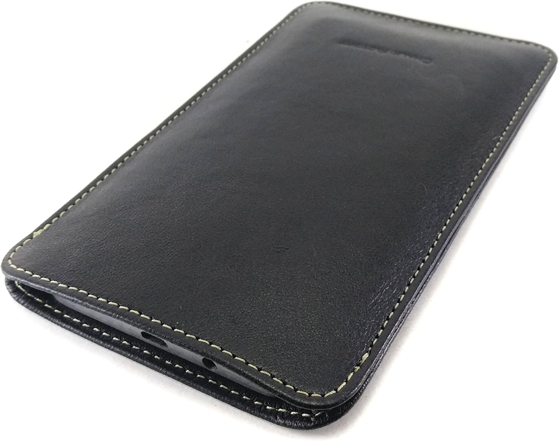 Chalk Factory Leather Mobile Case, Pouch for Mi Max 2 Mobile Phone (Black)