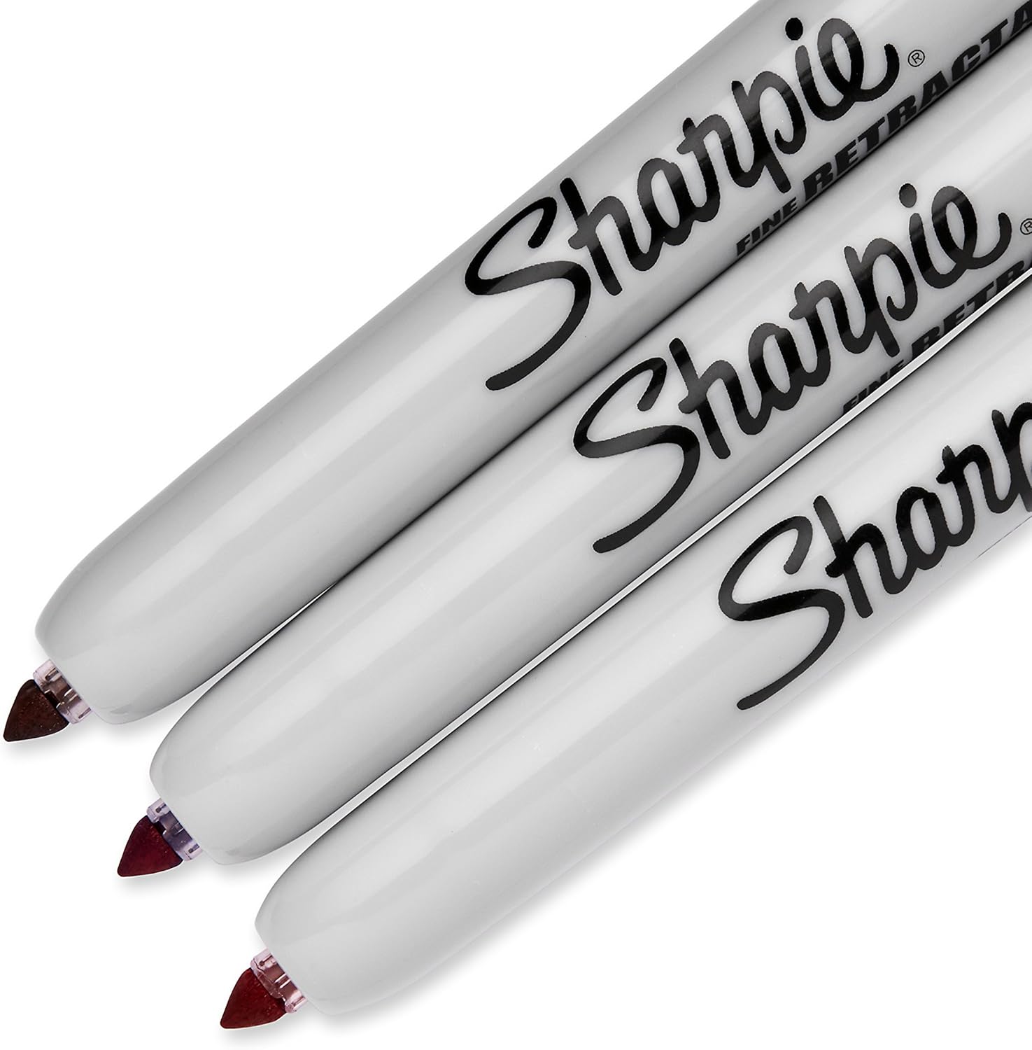 Sharpie Retractable Permanent Markers, Fine Point, Assorted Colors, 3 Count BigaMart