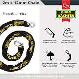 Burg-Wächter GKM 12/200 12mm Diamond Gold Chain Black 2M Sold Secure view 2