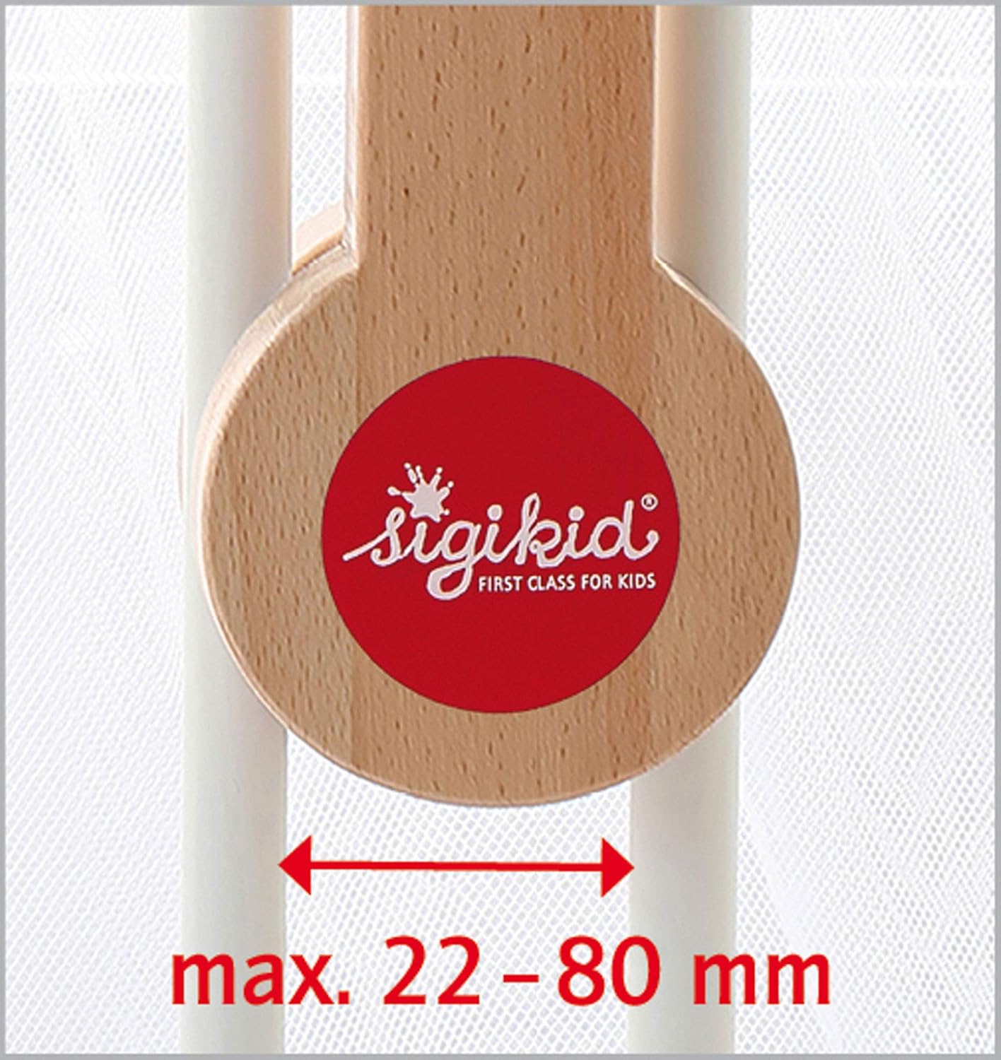 Sigikid Mobile Wooden Rack for Mobile, Wood/natural, 57.5X38.5 cm (Pack of 1) - Image 4