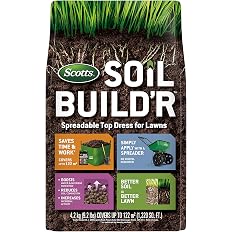 Scotts Turf Builder Overseeding Mix Grass Seed & Starting Fertilizer 2-4-2, 2kg (341 sq Meters / 3,670 sq feet Coverage) | Repair Thin Lawns, Fast Germination, Strong Roots - View 8