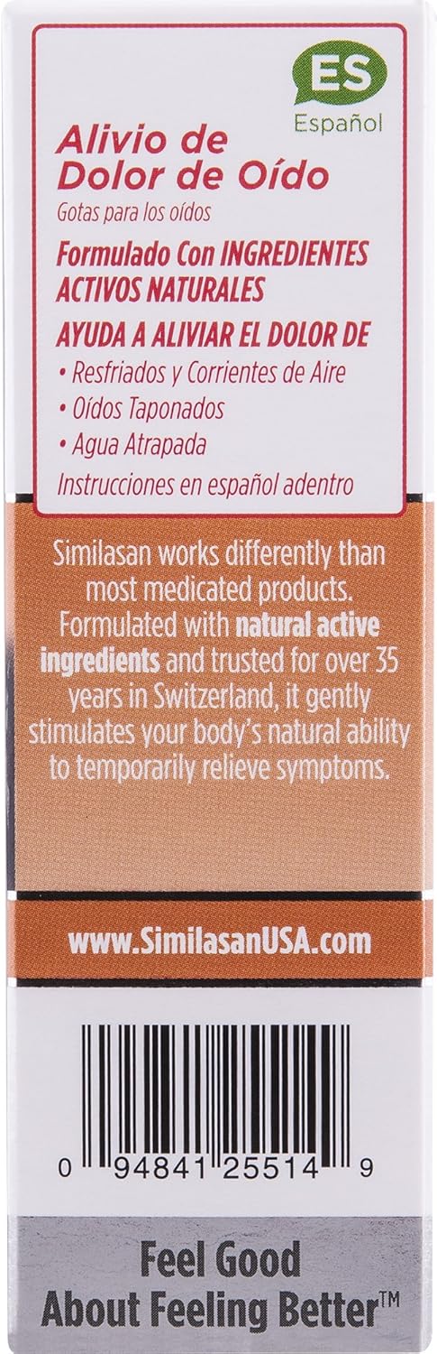 Similasan Earache Relief Ear Drops 10 ml: Health & Personal Care