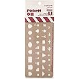 Pickett General Mapping Symbols Template, 3/8 Inch Scale (1195-3/8I)