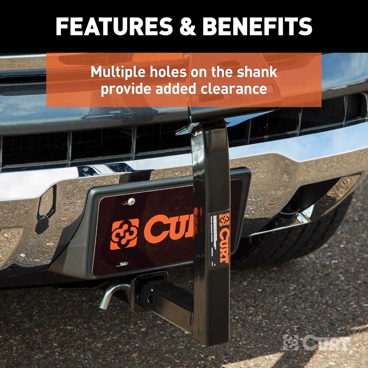 CURT 31006 24-Inch High Trailer Hitch Spare Tire Mount for 2-inch Receiver: Automotive