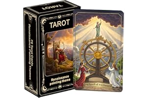 ZHQGYN Renaissance Themed Tarot, Tarot Cards for Beginners, Created for lovers of history, admirers of fine art, and spiritual explorers alike. The eternal archetypes of Tarot unfold as living paintings