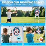 VATOS 4-in-1 LED Bow and Arrow Toy with Shark Target 2 Pack view 3