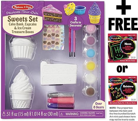 Sweets Set Cake Bank Cupcake Ice Cream Treasure Boxes