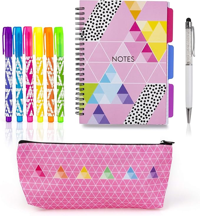 Stationery Set for Girls School Supplies for Kids A5 Notebook