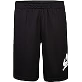 Nike Boy`s Air Jordan Jumpman Classics Shorts (Black(95A126-023)/Gym Red/White, Large)