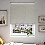 Boolegon Blackout Roller Shades for Windows,Linen
