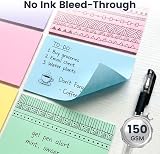 Koogel A6 Flash Cards 300-Piece 5 Colour Blank Study Cards 150gsm 14.8x10.5cm view 3