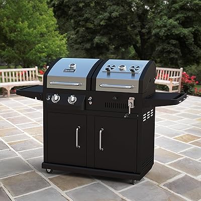 Roll over image to zoom in Dyna-Glo DGB730SNB-D Dual Fuel Gril