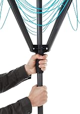 LIVIVO 45m Heavy Duty 4 Arm Rotary Garden Washing Line with Cover view 4