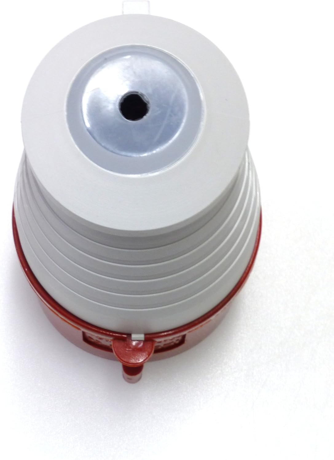Knightsbridge IP44 Plug 3P+N+E, White Red, 415V 32A - Image 4