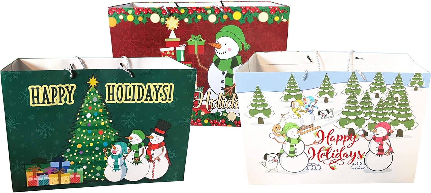 extra large reusable christmas bags