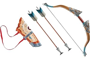 Disguise Link Breath of The Wild Deluxe Bow Set, Quiver & Arrows Costume Accessory, No Size